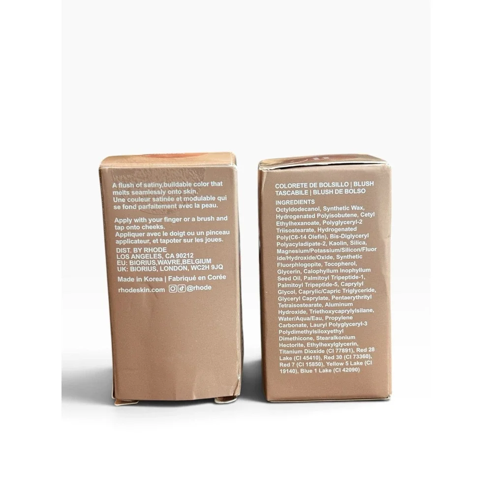 Rhode Pocket Blush Date CakeCream Blush Set of 2 New